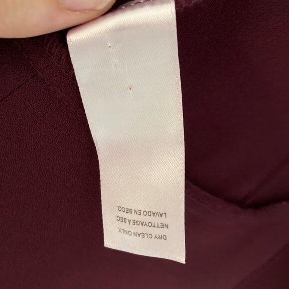 Dynamite Open Blazer Burgundy Small - Picture 4 of 4